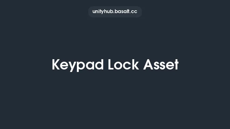 Keypad Lock Asset Thumbnail