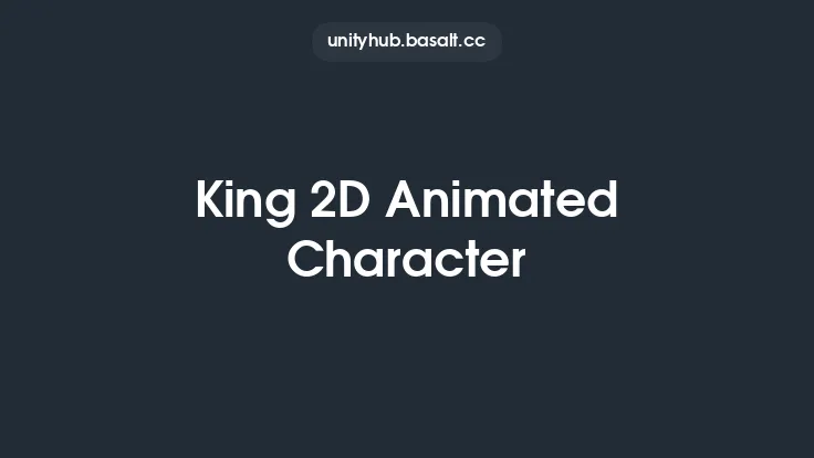 King 2D Animated Character Thumbnail