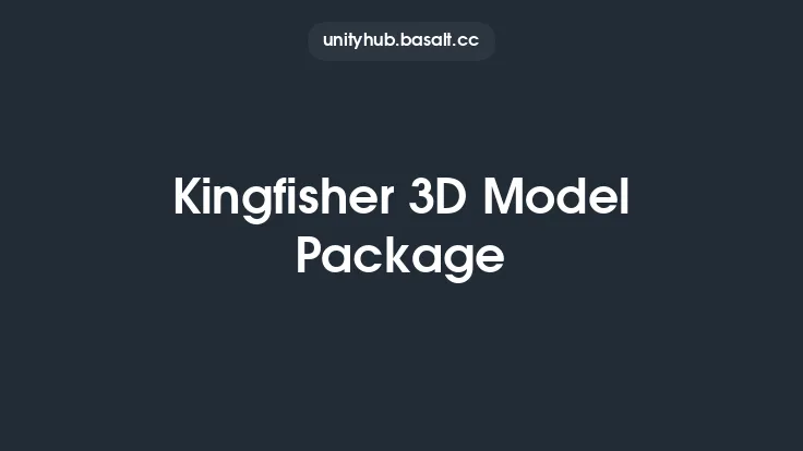Kingfisher 3D Model Package Thumbnail