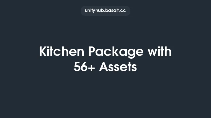Kitchen Package with 56+ Assets Thumbnail