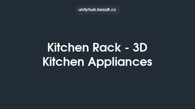 Kitchen Rack - 3D Kitchen Appliances Thumbnail