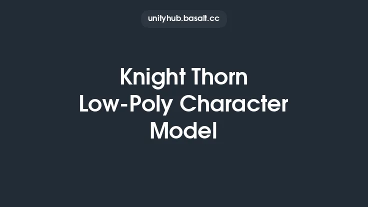 Knight Thorn Low-Poly Character Model Thumbnail