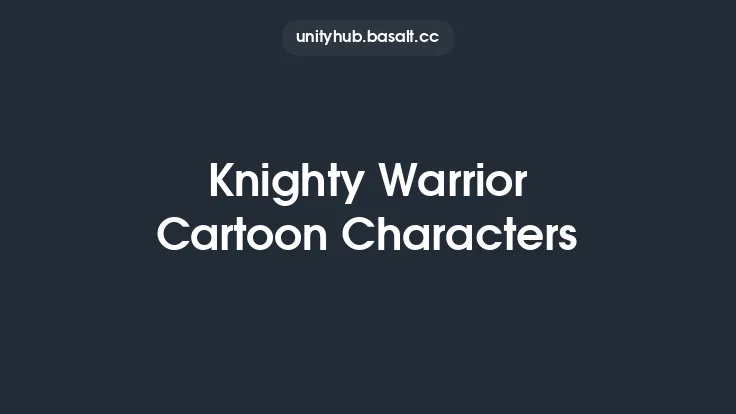 Knighty Warrior Cartoon Characters Thumbnail
