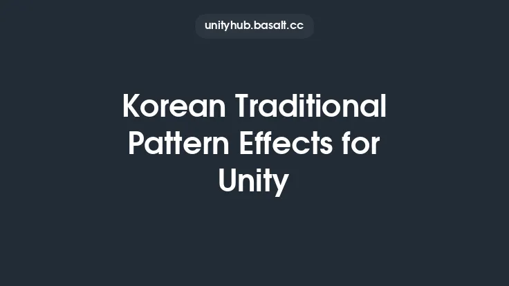 Korean Traditional Pattern Effects for Unity Thumbnail