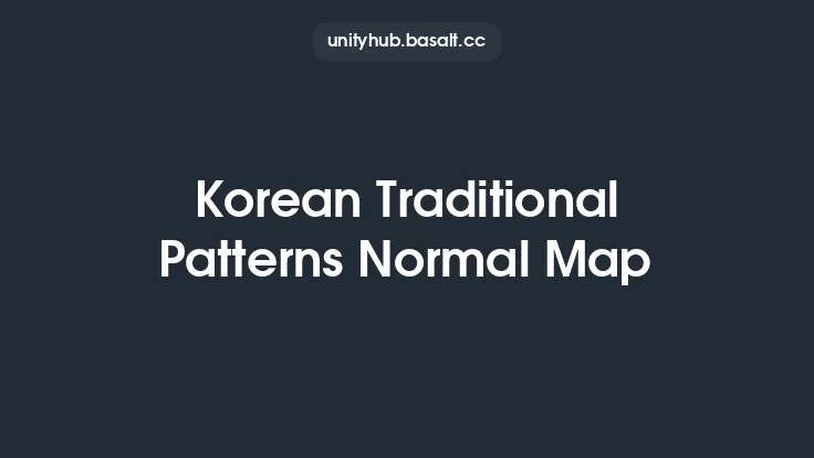Korean Traditional Patterns Normal Map Thumbnail