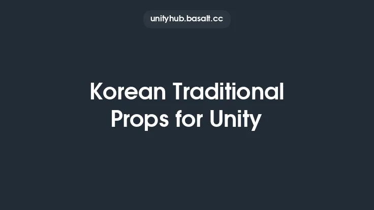 Korean Traditional Props for Unity Thumbnail