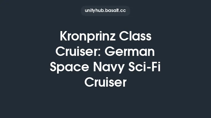 Kronprinz Class Cruiser: German Space Navy Sci-Fi Cruiser Thumbnail