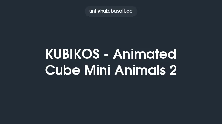 KUBIKOS - Animated Cube Mini Animals 2 Thumbnail
