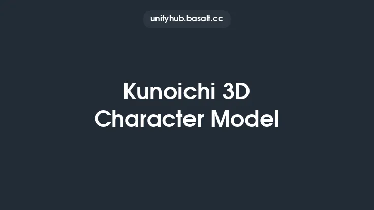 Kunoichi 3D Character Model Thumbnail