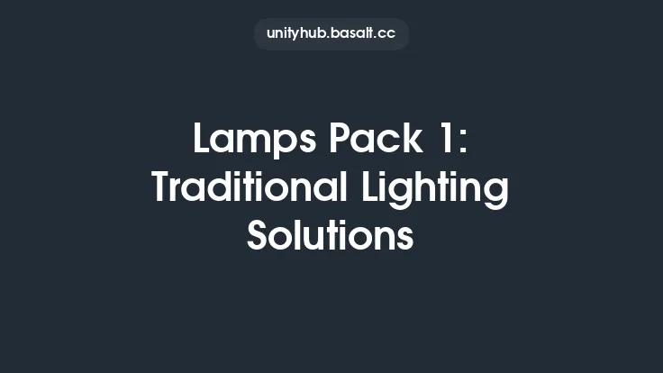 Lamps Pack 1: Traditional Lighting Solutions Thumbnail