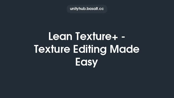 Lean Texture+ - Texture Editing Made Easy Thumbnail