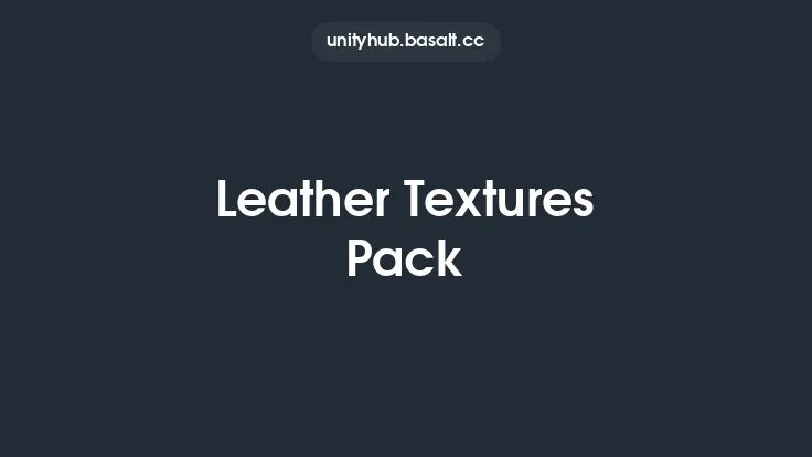 Leather Textures Pack Thumbnail