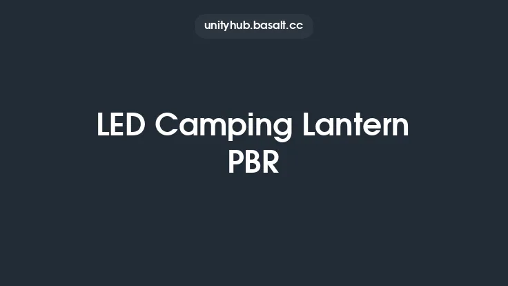 LED Camping Lantern PBR Thumbnail