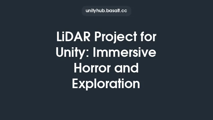 LiDAR Project for Unity: Immersive Horror and Exploration Thumbnail