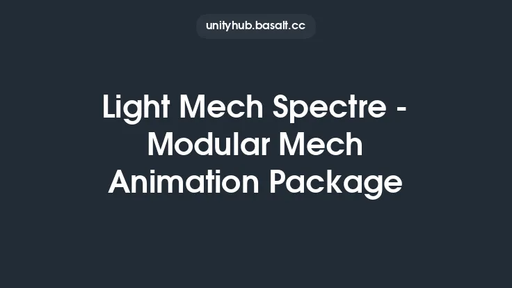 Light Mech Spectre - Modular Mech Animation Package Thumbnail