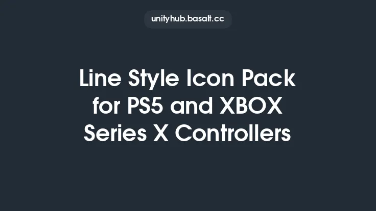 Line Style Icon Pack for PS5 and XBOX Series X Controllers Thumbnail