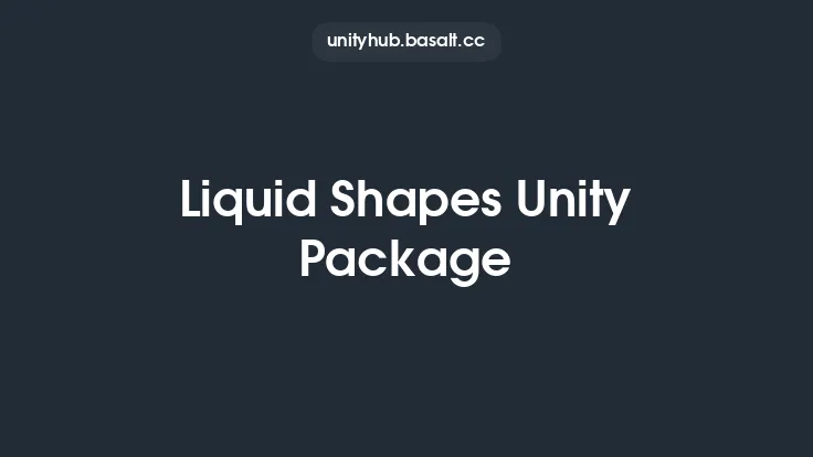 Liquid Shapes Unity Package Thumbnail