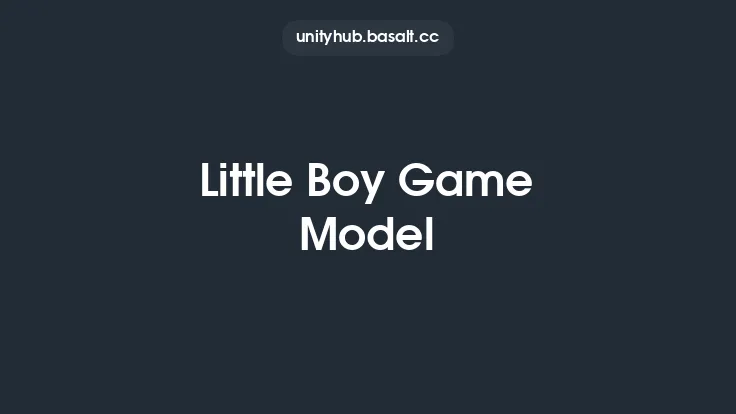 Little Boy Game Model Thumbnail