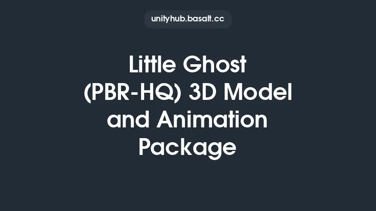 Little Ghost (PBR-HQ) 3D Model and Animation Package Thumbnail