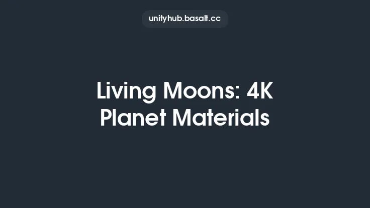 Living Moons: 4K Planet Materials Thumbnail