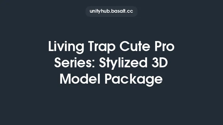 Living Trap Cute Pro Series: Stylized 3D Model Package Thumbnail