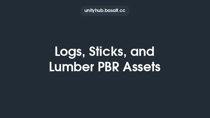 Logs, Sticks, and Lumber PBR Assets Thumbnail
