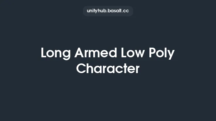 Long Armed Low Poly Character Thumbnail