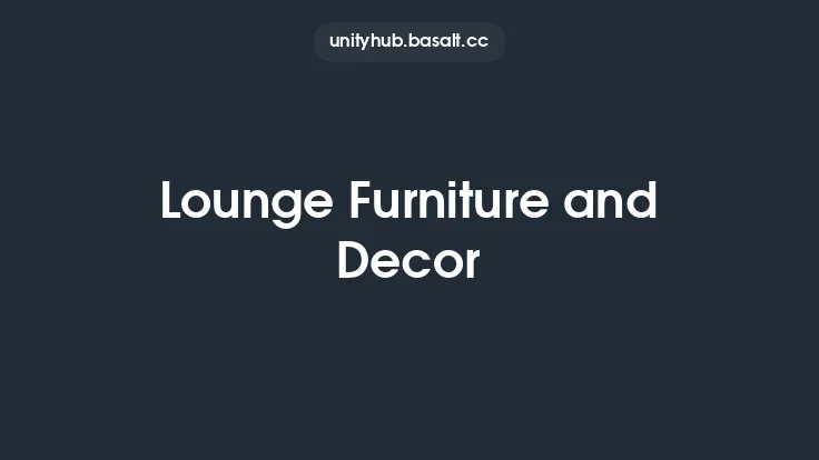 Lounge Furniture and Decor Thumbnail