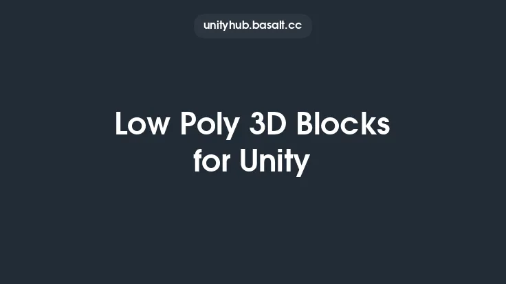 Low Poly 3D Blocks for Unity Thumbnail