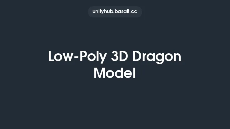 Low-Poly 3D Dragon Model Thumbnail