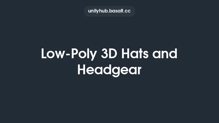 Low-Poly 3D Hats and Headgear Thumbnail