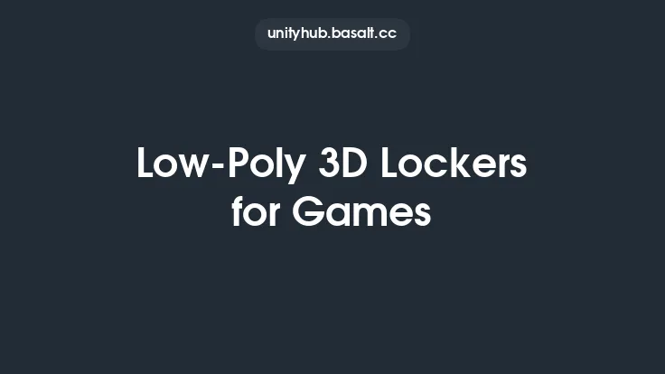 Low-Poly 3D Lockers for Games Thumbnail