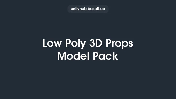 Low Poly 3D Props Model Pack Thumbnail