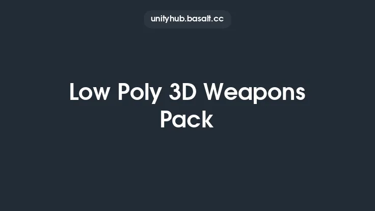 Low Poly 3D Weapons Pack Thumbnail