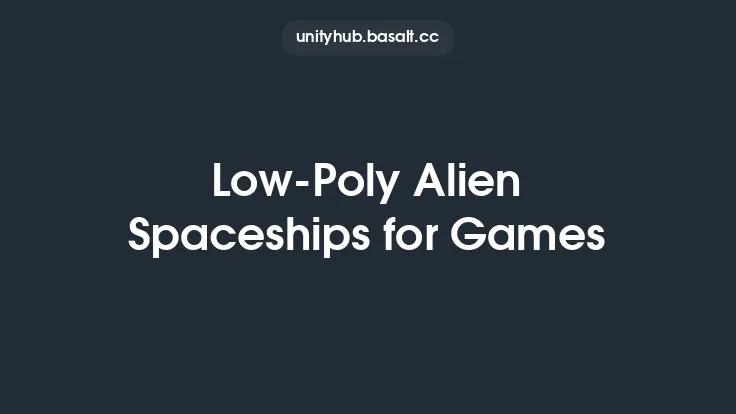 Low-Poly Alien Spaceships for Games Thumbnail