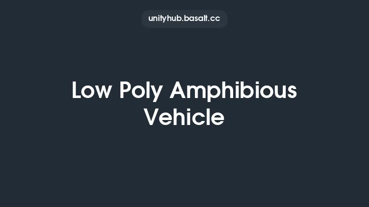 Low Poly Amphibious Vehicle Thumbnail