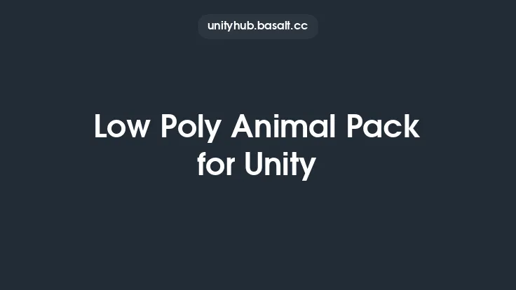 Low Poly Animal Pack for Unity Thumbnail
