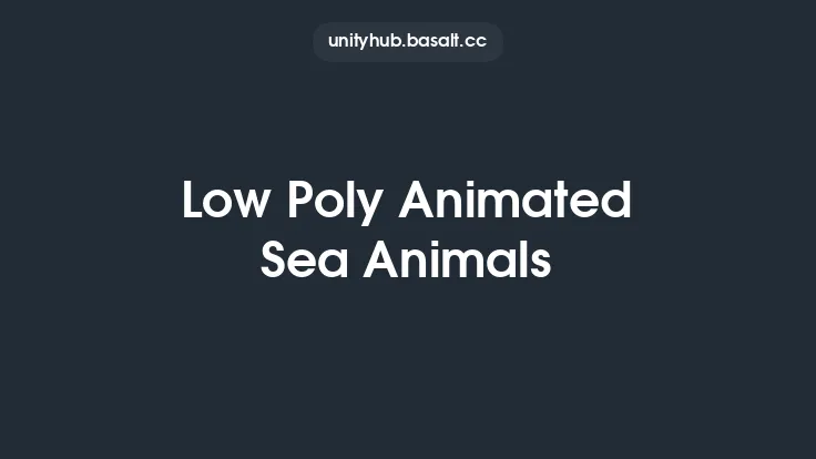 Low Poly Animated Sea Animals Thumbnail