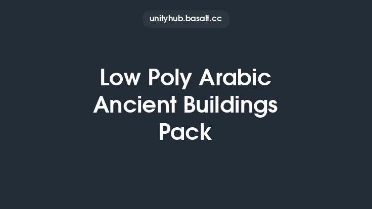 Low Poly Arabic Ancient Buildings Pack Thumbnail