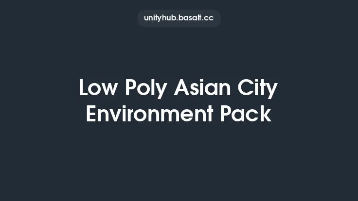 Low Poly Asian City Environment Pack Thumbnail