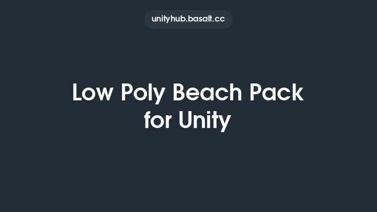 Low Poly Beach Pack for Unity Thumbnail