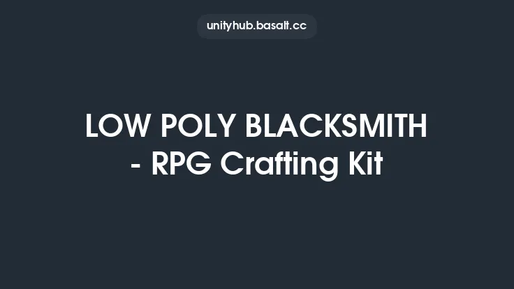 LOW POLY BLACKSMITH - RPG Crafting Kit Thumbnail