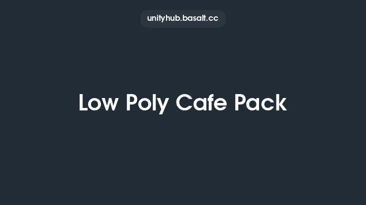 Low Poly Cafe Pack Thumbnail