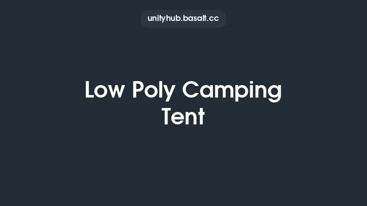 Low Poly Camping Tent Thumbnail