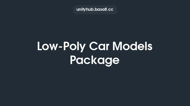 Low-Poly Car Models Package Thumbnail