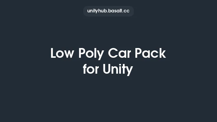 Low Poly Car Pack for Unity Thumbnail