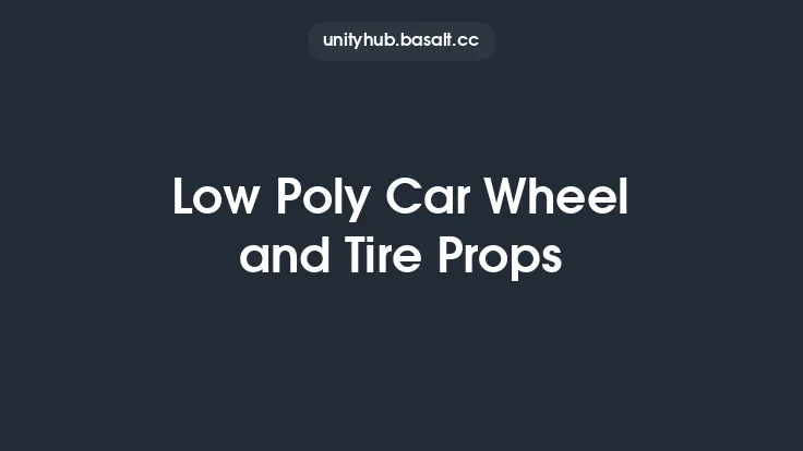 Low Poly Car Wheel and Tire Props Thumbnail