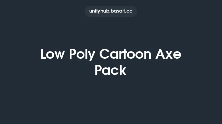 Low Poly Cartoon Axe Pack Thumbnail