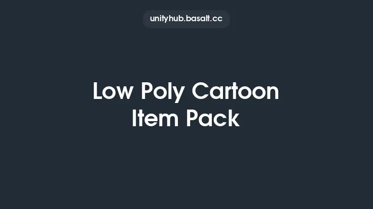 Low Poly Cartoon Item Pack Thumbnail