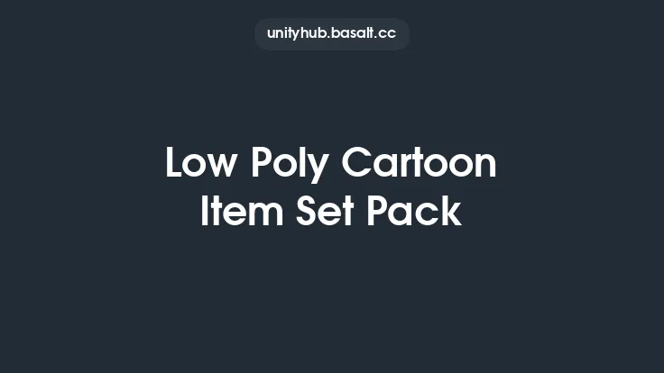 Low Poly Cartoon Item Set Pack Thumbnail